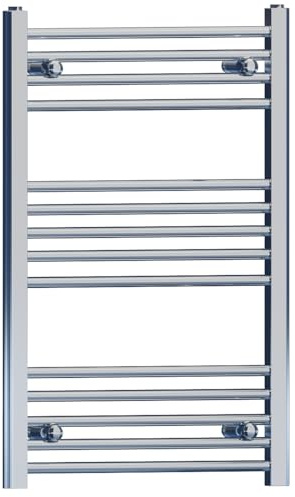 550mm Wide Flat Chrome Heated Towel Rail Radiator Designer Bathroom Radiator For Central Heating Designer