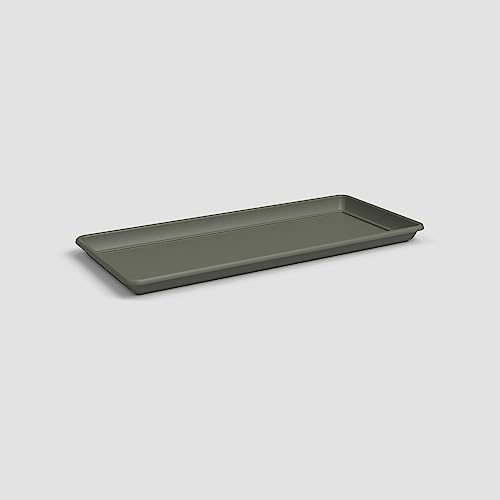 Venezia Soucoupe rectangulaire Vert Olive Taille XL 100 cm