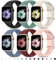 Higgs 6 Pack Bracelets Sport en Silicone Compatible Apple Watch 38/40/41/42/44/45/46/49mm – Bracelet pour Series Ultra 2/10/ 9/8/ 7/ SE /6/5 /4/3/2/1 – Rose– Femme Homme