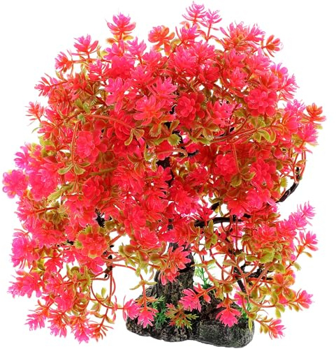 POPETPOP Fish Tank Landschaftsbau Künstlicher Baum Bonsai Haus Dekoration für Haus, Blumendekoration, Aquarium, künstliche Wasserpflanze, künstliche Pflanzen
