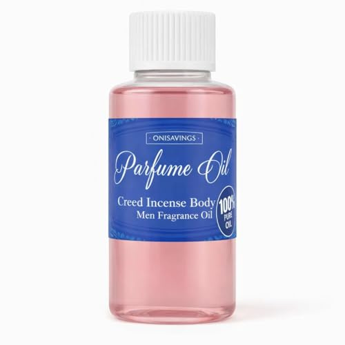 ROMERIZA INC. 1 Fl Oz Creed Incense Oil for Men Scented Fragrance Oil - Our Interpretation Essential Oils for Skin, Hair & DIY Soap Making Scents - Multi Use