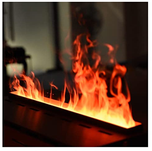 EINES Simuladores de chimeneas de Llama simuladas en 3D Flame de simulación 3D Flame de 3 Colores Empotrado con decoración de Chimenea eléctrica LED