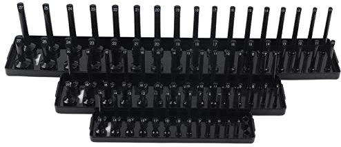 Zohisin Steckschlüsselsatz Steckschlüsselsatz 58 0×12 0×12 3 Stück 4 Zoll 8 Zoll 2 Zoll Steckschlüssel-Multifunktions-Aufbewahrungsset für Werkzeugkästen Steckschlüsselsatz