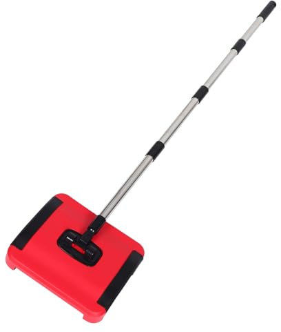 TOKIDNY Hand Push Sweeper Lightweight Carpet Push Sweeper for Undercoat Carpet Cleaning Hardwood Floor Mopping Adjustable Cleaning Mop and