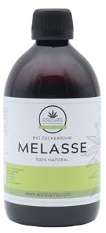 ALMICANNA: Mélasse de canne à sucre bio - 500 ml - Pour la fabrication de thé de compost et la multiplication de micro-organismes efficaces