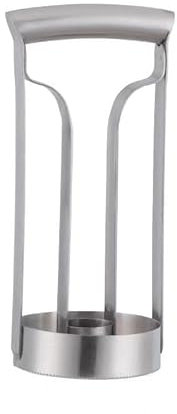 Cortador de piña de acero inoxidable, cortador de ananas, extractor de carne, máquina removedora de descorazonadores para el hogar, cocina, herramientas de frutas (metálico)