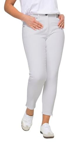 Angel of Style Jeans Irma#, Slim Fit, mit Stretchkomfort. Schmale und Bequeme 5-Pocket. Bund mit Gürtelschlaufen, Knopf und Zipper.