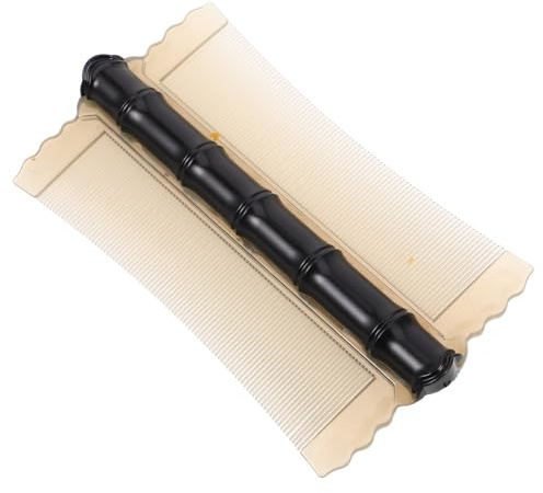 Pettine Doppio per Pidocchi in Plastica a Denti Fini | Design Bambù, Denti Super Densi e Struttura Ultrafine, per Toelettatura a Casa