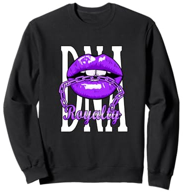 Purple It's In My DNA Purple Graphic Sudadera