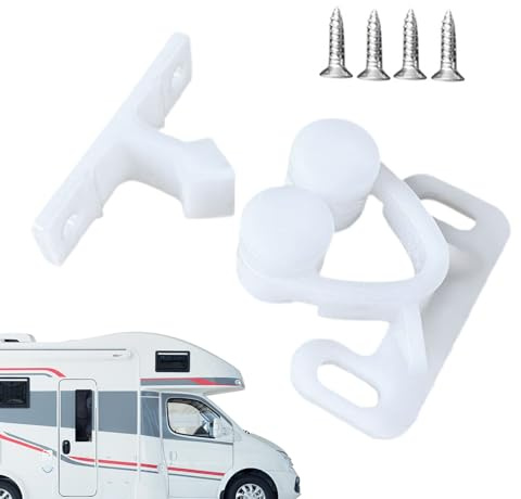 Pestillo Para Puertas De Muebles De Autocaravana | Cierre Empujar para Cerrar de Armario y Cajón Móvil,Sistemas De Bloqueo Suave Con Amortiguación Para Muebles De Oficina Y Viajes En Carretera