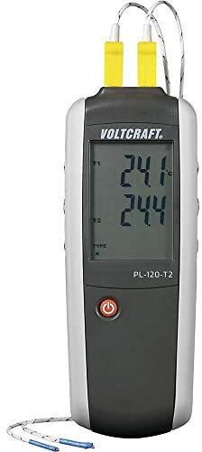 VOLTCRAFT PL-120 T2 Temperatur-Messgerät -200 - +1372 °C Fühler-Typ K, J