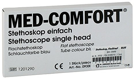 STETHOSKOP Flachkopf blau 1 St