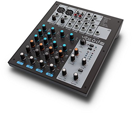 LD Systems VIBZ 6 D - Mesa de mezclas de 6 canales con sección de efectos digitales
