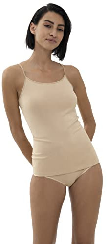 Mey Tagwäsche Serie Emotion Damen Spaghetti Tops Cream Tan XL(44)