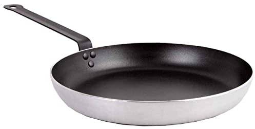 METRO Professional Poêle à frire en aluminium Ø 36 cm Revêtement anti-adhésif adapté au four jusqu'à max. 240 °C, pour four à gaz électrique et vitrocéramique, utilisation professionnelle