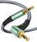 RAWAUX Aux Kabel 90 Grad Klinkenkabel 3,5mm klinke auf 3,5mm Klinke Audio Kabel Rechtwinkliges Stecker auf Stecker Kopfhörerkabel für Kopfhörer, Tablet, Laptop, Auto, Telefone, Lautsprecher (1M)