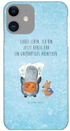 Mr. & Mrs. Panda Handyhülle passend für iPhone 11 Handyhülle, Blau