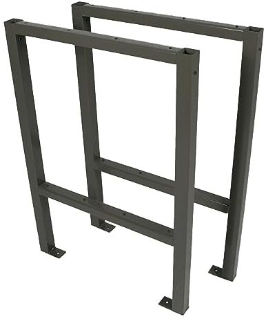 TRUTZHOLM Werktisch Untergestell Paar Werkbank 200kg schwarz (Schwarz)