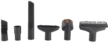 Kit de Accesorios para Aspiradora, 6 Piezas, Conjunto de Cepillos y Boquillas para Limpieza de Suelos, Tapicer¨ªa, Cortinas y Persianas