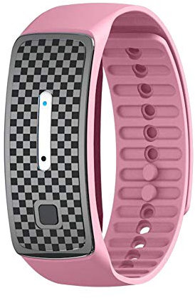 EHOTER Bracelet Anti-Moustique Bracelet Anti-moustiques électronique à Ultrasons Bracelet Anti-Insectes Électronique Non Toxique Adapté Aux Bébés Et Aux Adultes (Rose)