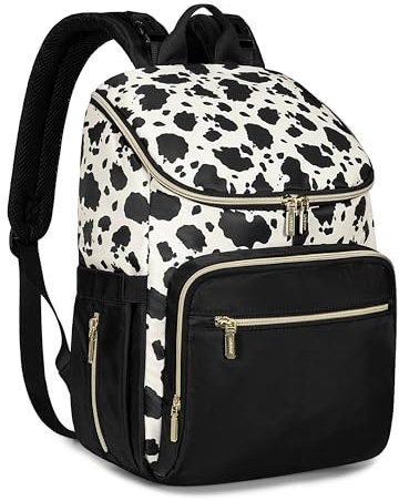 LOVEVOOK Diaper Bag Backpack Large Capacity Baby Bag with Portable Changing Pad, Lightweight Waterproof and Insulated, Multifunction Baby Travel Backpack,Milk