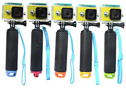 Veemoon Handheld Floating Rod Camera Handle Grip for Action Cameras Pole Accessory Diving Stick Compact Lightweight Floating Banner Wrist Strap Included