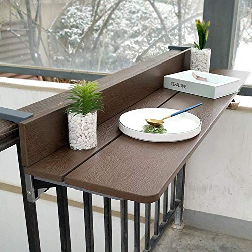 asdchZen Klapptisch Hängend 12027 cm Balkon Verstellbarer Laptop-Computertisch, Hebetisch, Esstisch Gartenterrasse Möbeltisch