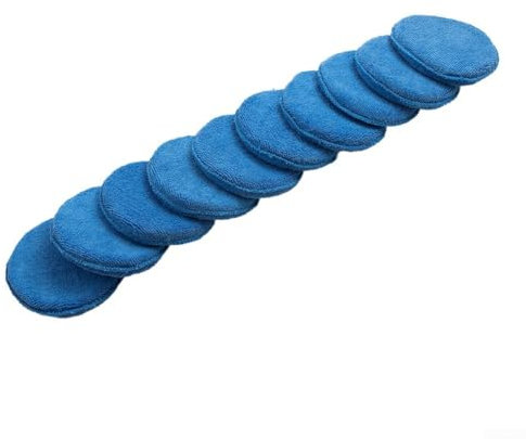 Set di tamponi per lucidatura auto, 10 pezzi, spugne in schiuma da 12,7 cm per dettagli e pulizia efficienti