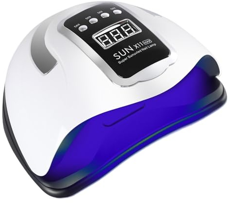 300W UV LED-nagellampa for snabbtorkande gellack, manikyrmaskin, 66 LED-kabin, UV-ljus for nagelsalongsverktyg(SUN X11 66LEDS)
