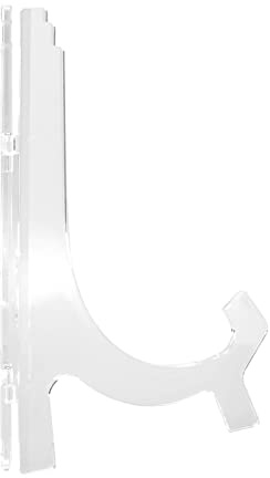 Jelquix Acrylic Transparent Clock Stand Holder for 12-14 Inch Wall Clock, Durable Display Bracket for Home, Photo Album Rack
