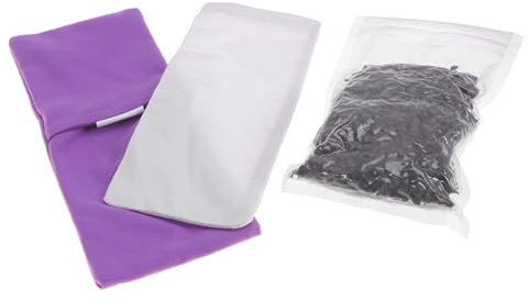 WRITWAA Cuscino per Occhi Yoga Porpora Leggero Lavanda, Riposo Confortevole per Occhi, per Meditazione a Casa in Viaggio