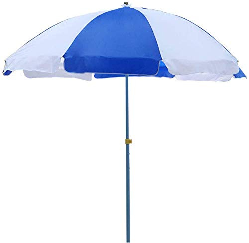 CMBSSTFC Sombrilla De Jardín Sombrilla, Sombrilla De Playa De 2,6 M, Protector Repelente Al Agua Ajustable, Multicolor con 8 Varillas para Playa/Piscina/Patio, Tienda De Sombrilla Al Aire Libre