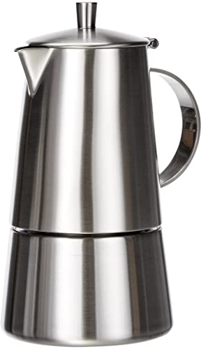 Cilio 202298 Modena Espressokocher, Edelstahl, 4 Tassen