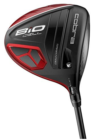 Cobra Men's Bio Cell Golf Driver, Left Hand, Graphite, Regular, Red