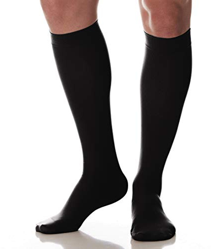 SCUDOTEX Bas Unisexe Grand Voyage Compression Décroissante Légère 14-17 Hg mm Couleur Noir Taille 2