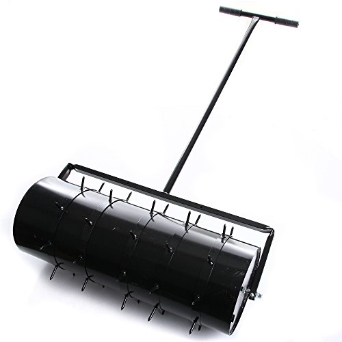 Rasenwalze 80cm Handwalze Gartenwalze Aerator Rasenroller Rasenlüfter Walze
