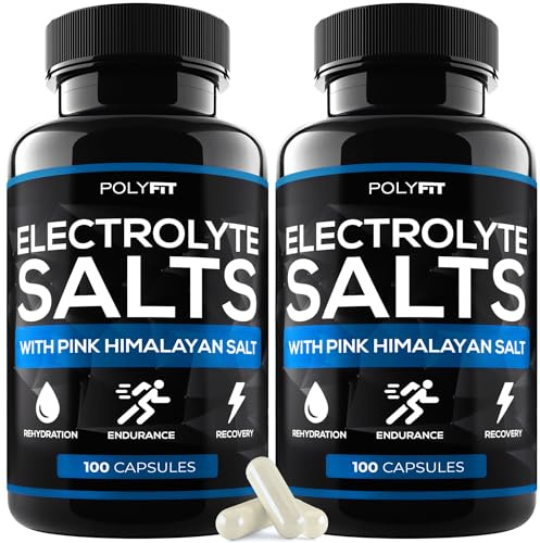 (2 Pack | 200 Salt Pills) Salt Tablets Electrolyte for Runners - NSF Certified - Electrolytes Replacement for Rapid Hydration, Recovery, and Endurance