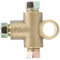 BOROCO T Hembra Invertida, T de Freno en Forma de T de 3 vías, Tubo de Latón de Metal, Ajuste en T con 3 Tuercas Macho, Unión Corta M10, Tubo de 3/16 Pulgadas, 10mm
