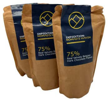 Luxury Hot Chocolate - Real 75% Belgian Chocolate Flakes - 750g