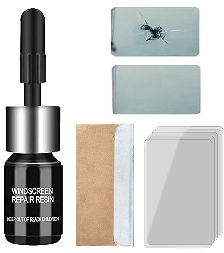 Windscreen Repair Kit,Glass Scratch Remover,Glass Repair Fluid,Cracked Glass Repair Kit,Glass Crack Repair Liquid for Windscreen Scratch Repair,Automotive Windscreen Repair Resin for Windscreen Repair