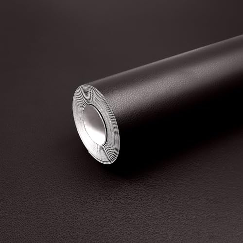 Hode Kunstleder Selbstklebend Meterware Reparaturset Sofa Lederflicken DIY | 44X300cm Selbstklebendes Leder Reparatur Set Autositz Patch Lederoptik Folie für Möbel Leather Adhesive Covers Dunkelbraun