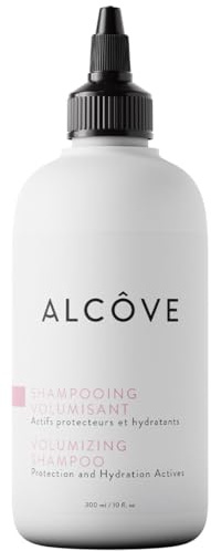 Alcôve - Volumizing Shampoo - Evening Primrose Oil, Mango Extract, and Argan Oil - Sulfate-Free - Fine and Thin Hair - Lightweight Volume - Color-Safe -10oz