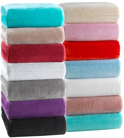 MALIKA® Premium warme Spannbettlaken Cashmere-Touch Bettlaken Jersey Fleece Spannbetttuch Laken, Farbe:Anthrazit, Größe:120x200 cm