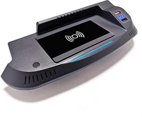 Pexorin 15 W Auto QI Wireless Ladegerät Schnelles Telefonladegerät Ladepad Platte Telefonhalter Zubehör, for Ford, for Mustang, GT 2016-2021 Kabelloses Ladegerät