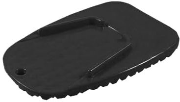 Seitenständer Platte 1pc Schwarz Universal Motorrad Kunststoff Seite Stehen Moto Bike Ständer Nicht-Slip Platte Seite Erweiterung Unterstützung Fuß Pad Basis