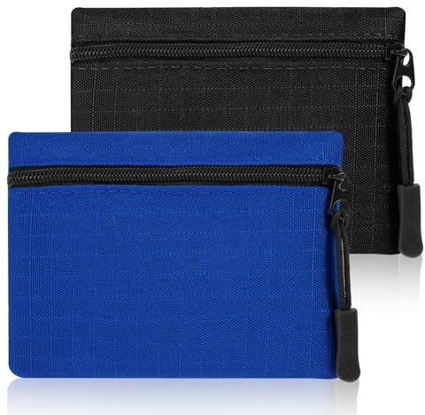 HJZHII 2PCS Small Coin Purse Coin Purse Toiletry Bag Wallet Cosmetic Bag