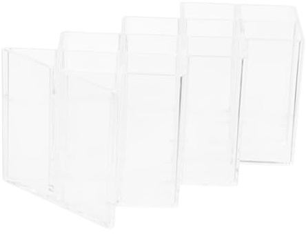 IMIKEYA Acrylic Compartment Makeup Storage Rack Makeup Organiser Lipstick Display Stand