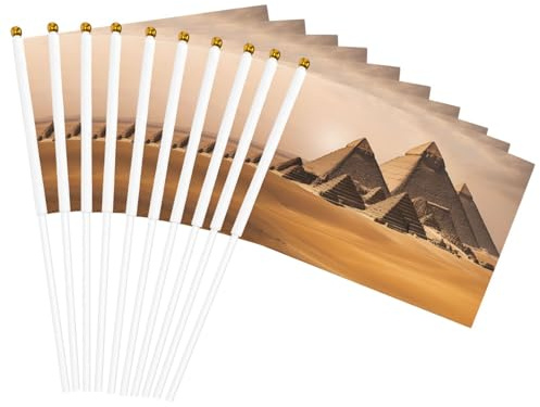 Pyramides d'Égypte - Drapeaux légers - Pour fête, défilé, événements, festivals, décoration
