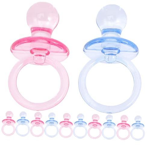 PAMINGONO 24pcs Mini Decorations Small Shower Favors Ornaments for Blue Party Accessories