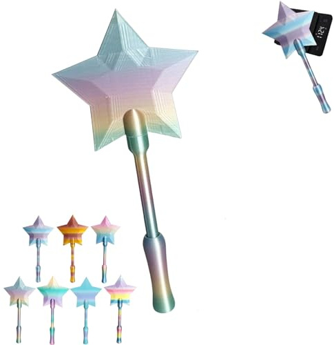 Kreditkortsstavar för att betala, magiska stavar 3D-utskrift, knappar för kontaktlös betalning, praktiskt fodral för barn, cosplayfantast, trollkarl, E, medium, Retro